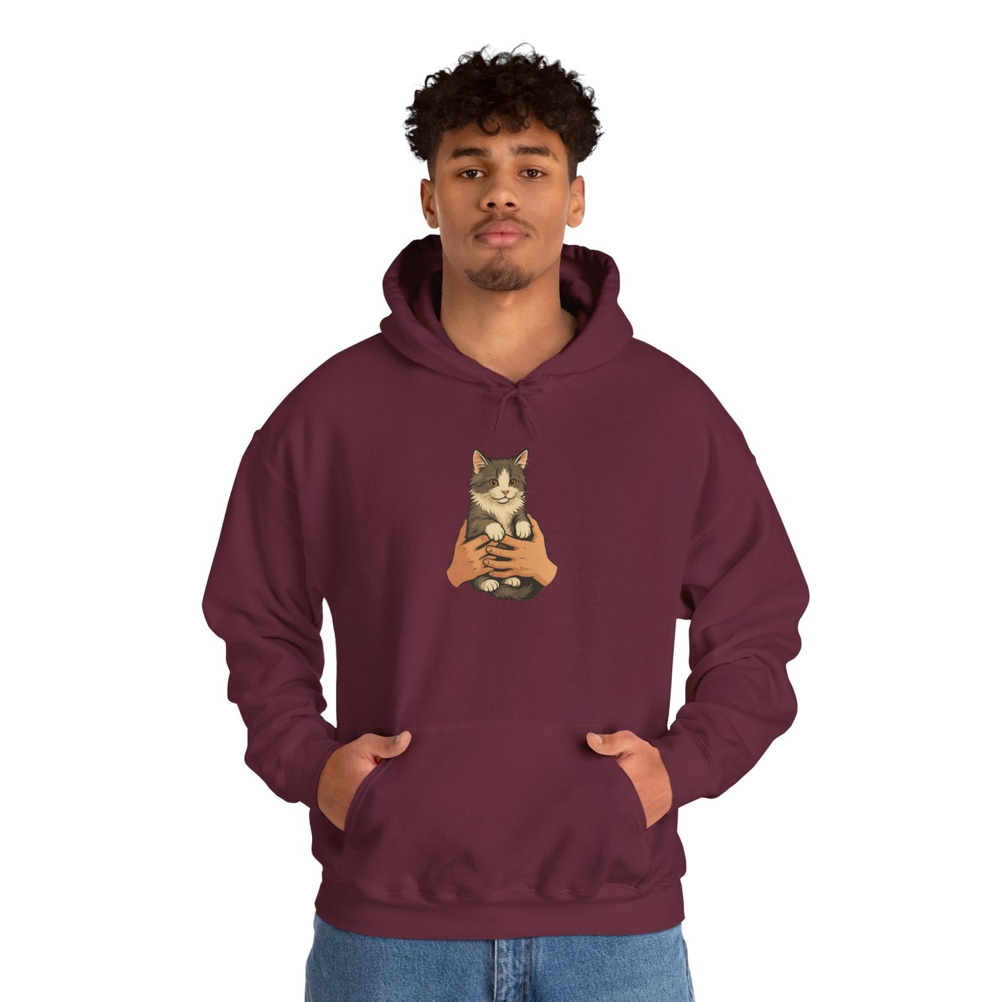 Cat Lover's Unisex Hoodie | Cozy Cat Sweatshirt, Gift for Cat Owners, Cute Animal Apparel, Perfect for Casual Outings, Birthday Present