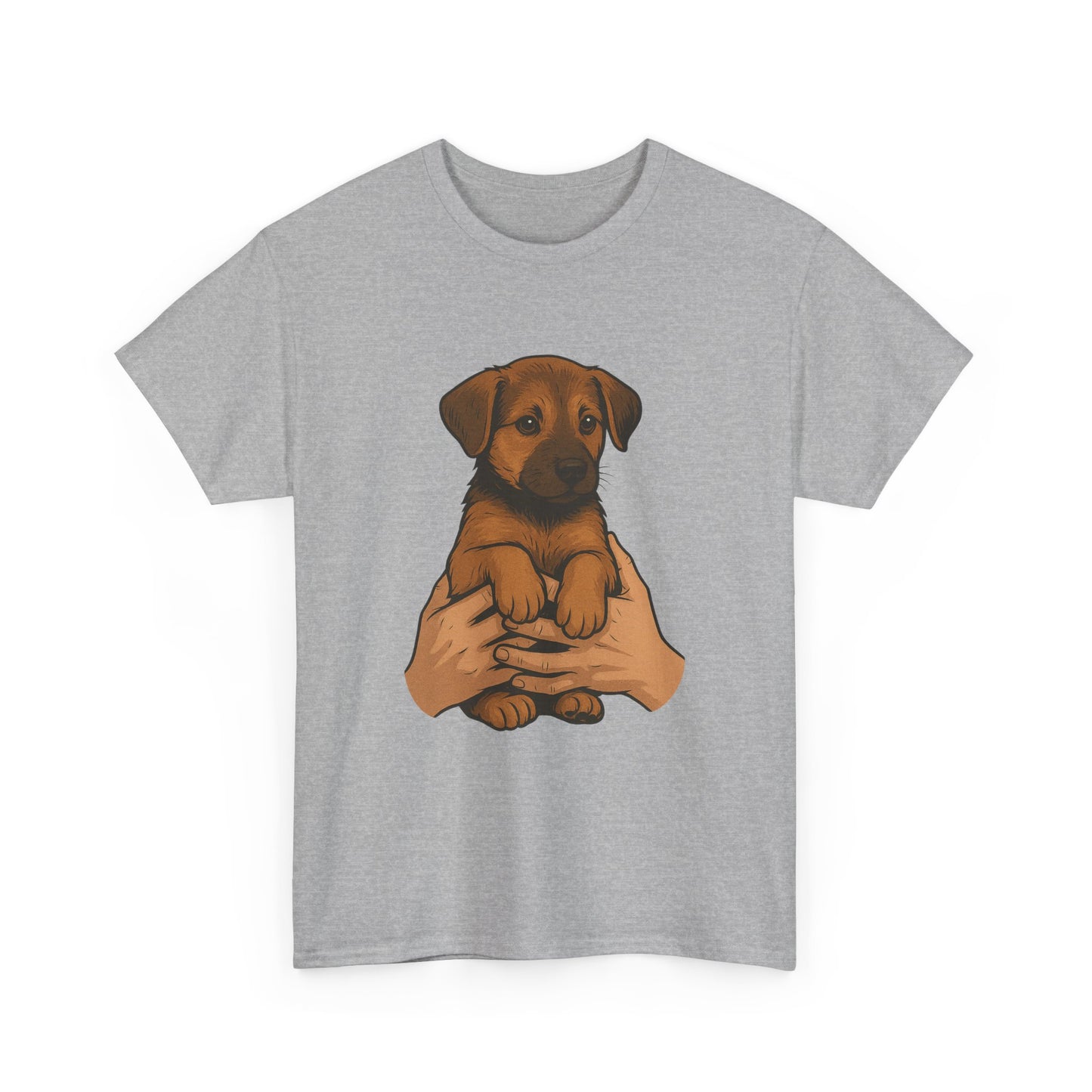 Adorable Puppy Love Unisex Tee - Perfect Gift for Dog Lovers, Animal Rescue Advocates, Pet Adoption Events, Casual Wear, Gift for Dogs