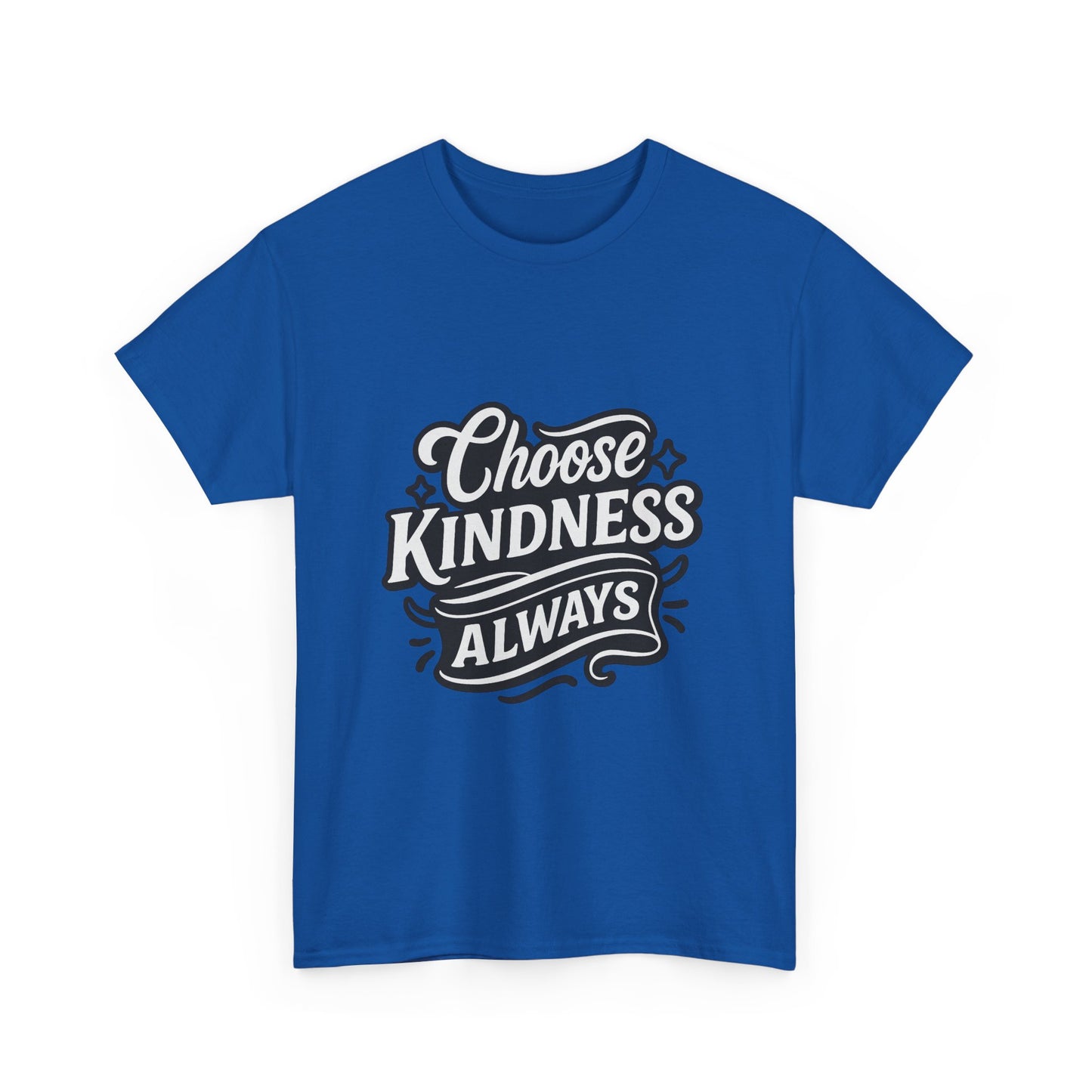 Choose Kindness Unisex Heavy Cotton Tee, Inspirational Shirt, Gift for Friends, Positive Vibes, Uplifting Apparel, Everyday Wear
