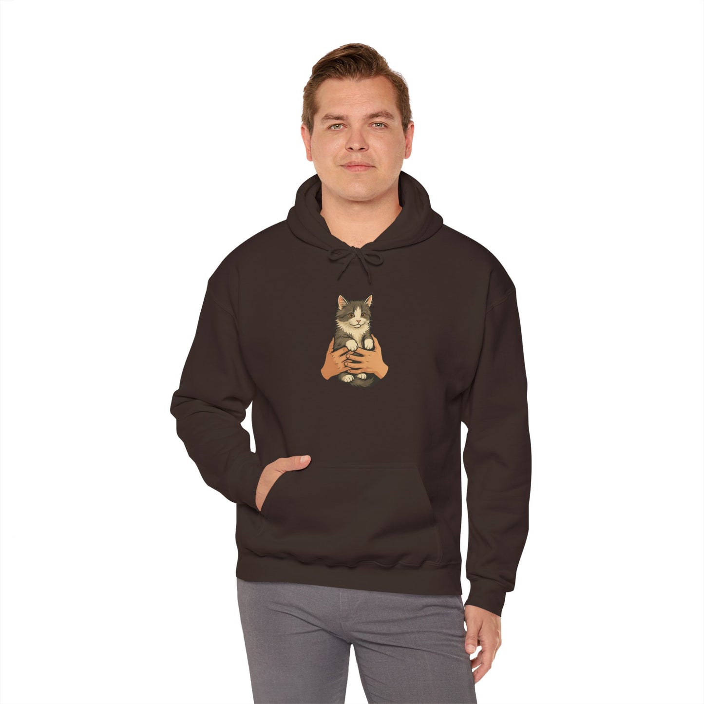 Cat Lover's Unisex Hoodie | Cozy Cat Sweatshirt, Gift for Cat Owners, Cute Animal Apparel, Perfect for Casual Outings, Birthday Present