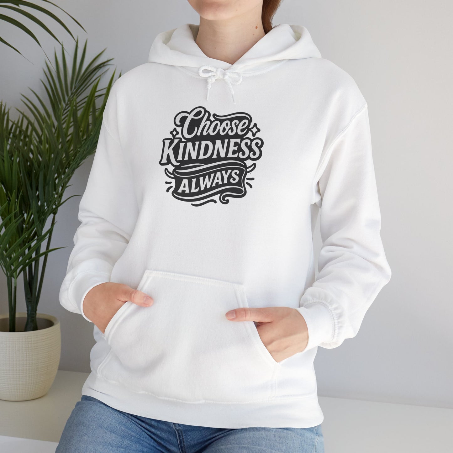 Choose Kindness Unisex Hoodie | Positive Vibes Sweatshirt | Gifts for Friends | Casual Comfort Wear | Ideal for Everyday & Holidays