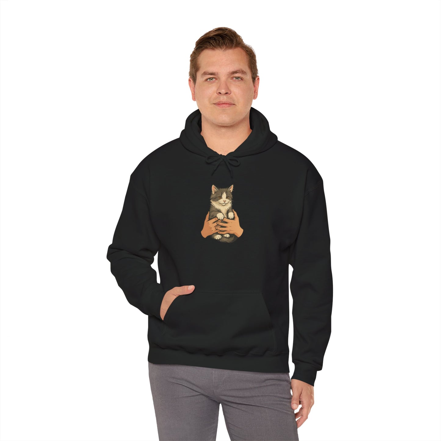 Cat Lover's Unisex Hoodie | Cozy Cat Sweatshirt, Gift for Cat Owners, Cute Animal Apparel, Perfect for Casual Outings, Birthday Present