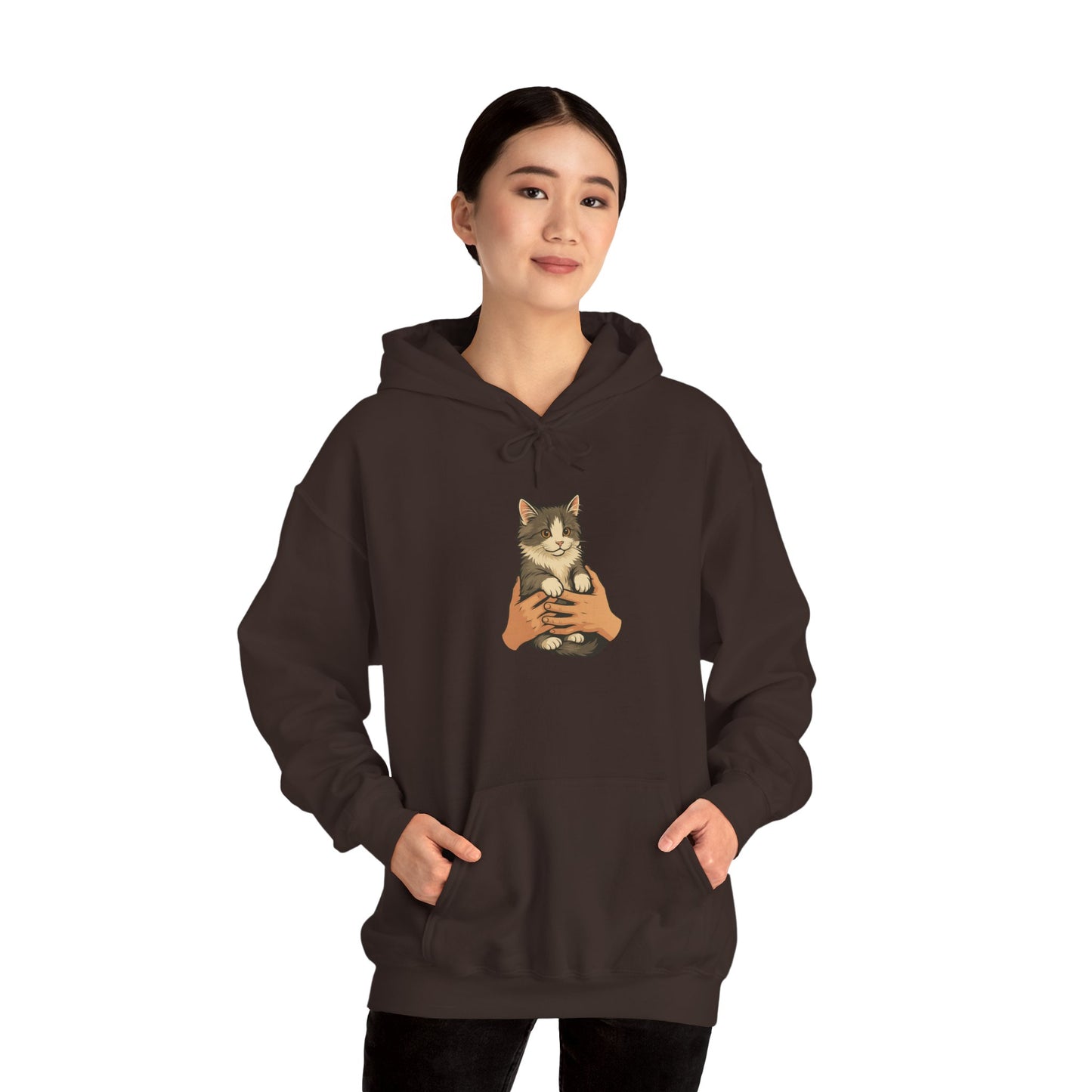 Cat Lover's Unisex Hoodie | Cozy Cat Sweatshirt, Gift for Cat Owners, Cute Animal Apparel, Perfect for Casual Outings, Birthday Present
