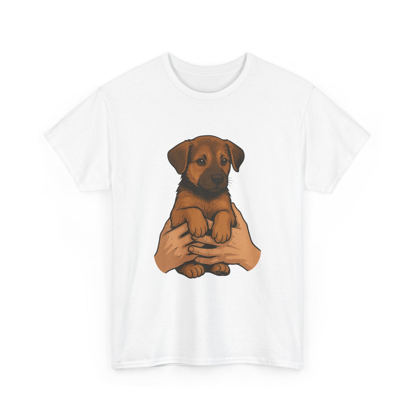 Adorable Puppy Love Unisex Tee - Perfect Gift for Dog Lovers, Animal Rescue Advocates, Pet Adoption Events, Casual Wear, Gift for Dogs