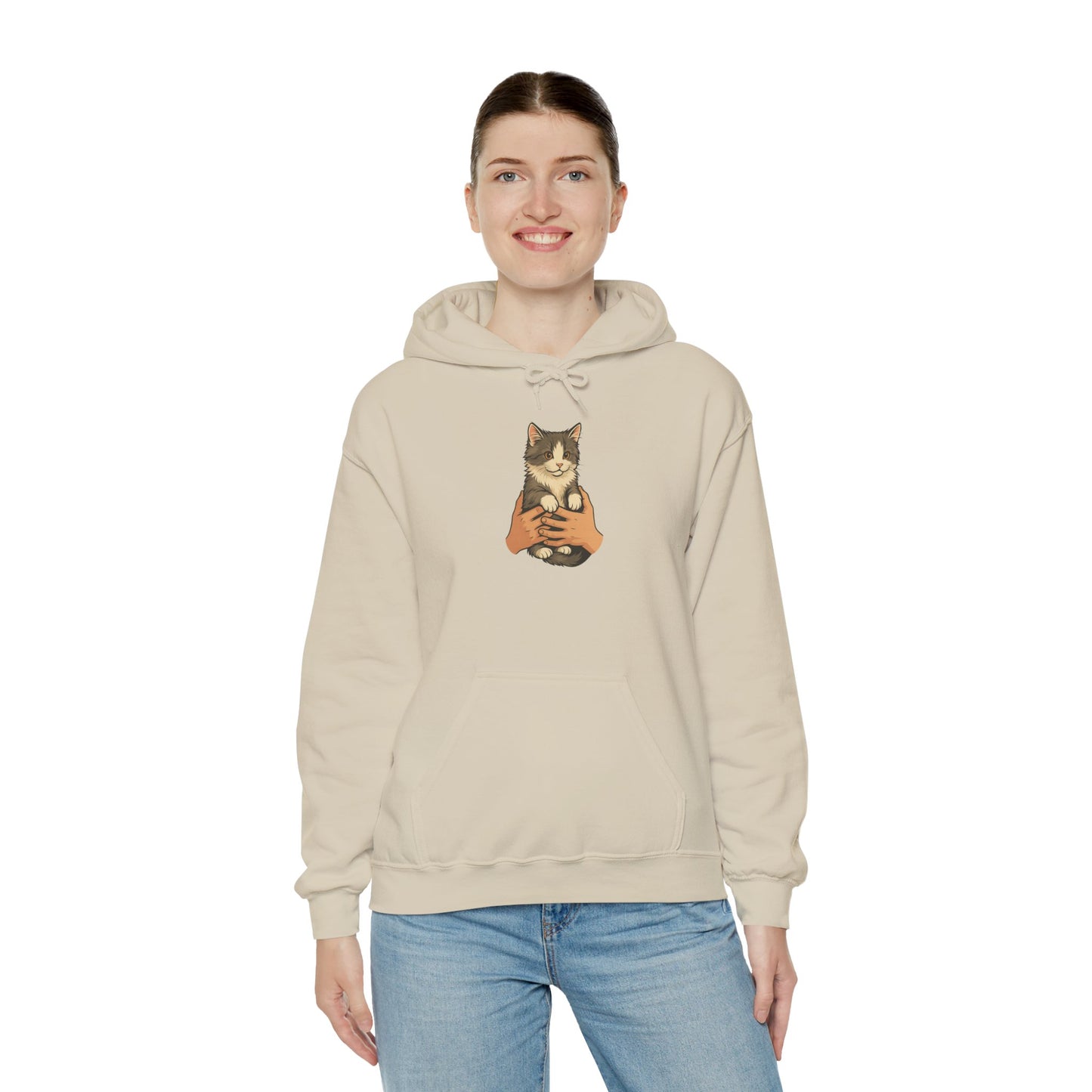 Cat Lover's Unisex Hoodie | Cozy Cat Sweatshirt, Gift for Cat Owners, Cute Animal Apparel, Perfect for Casual Outings, Birthday Present