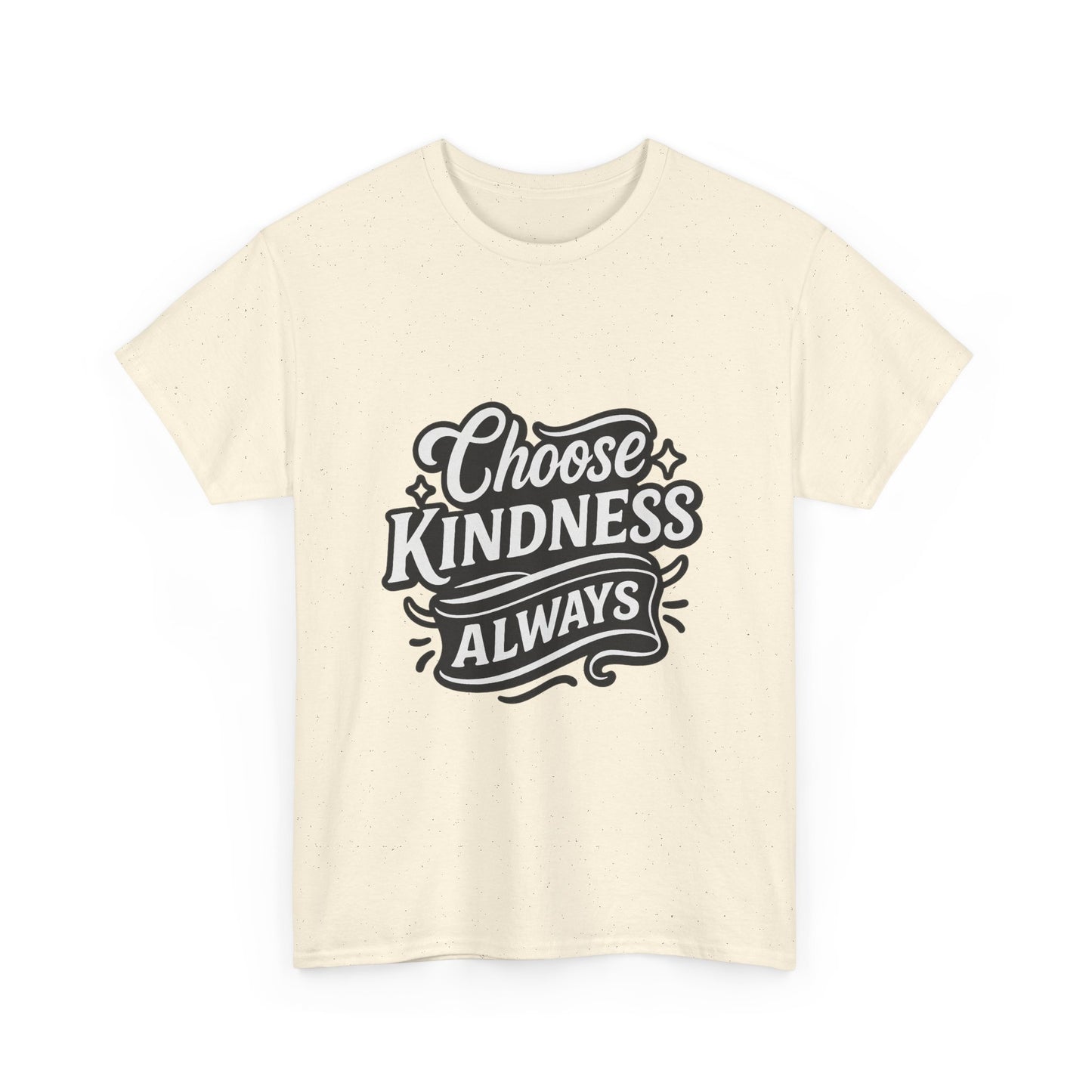 Choose Kindness Unisex Heavy Cotton Tee, Inspirational Shirt, Gift for Friends, Positive Vibes, Uplifting Apparel, Everyday Wear