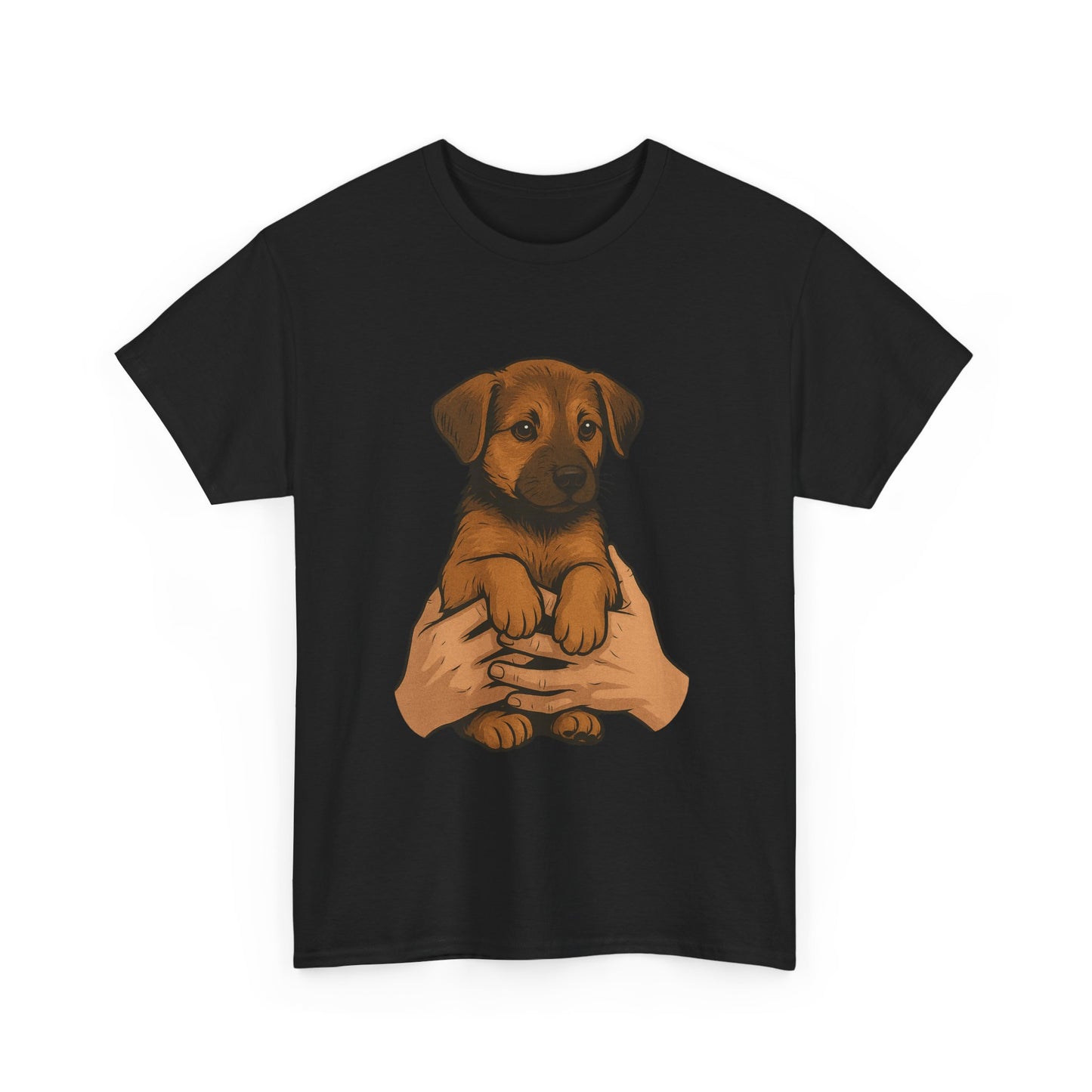 Adorable Puppy Love Unisex Tee - Perfect Gift for Dog Lovers, Animal Rescue Advocates, Pet Adoption Events, Casual Wear, Gift for Dogs