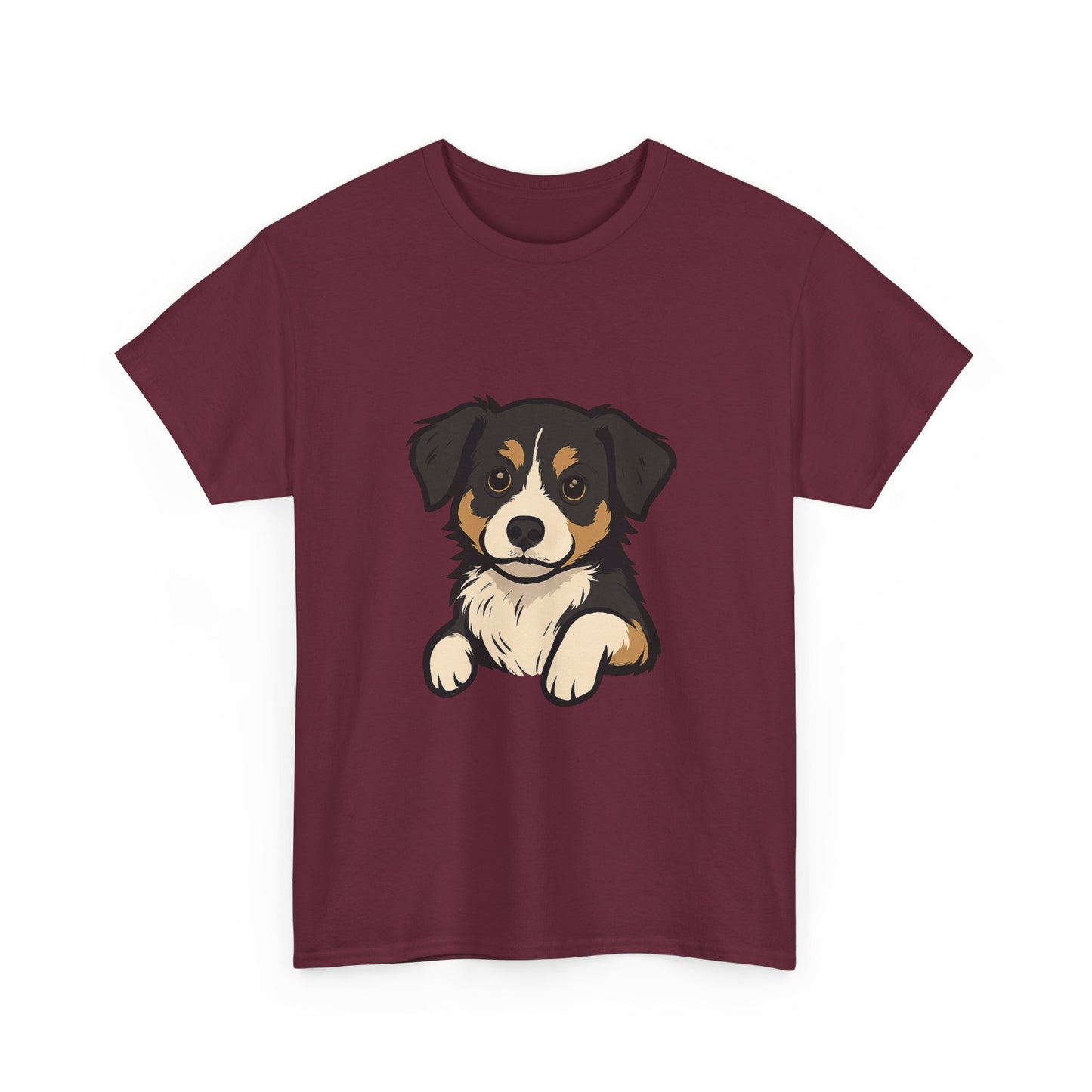 Adorable Dog Graphic Tee, Pet Lover Shirt, Gift for Dog Owners, Casual Everyday Wear, Doggie Vibes T-Shirt