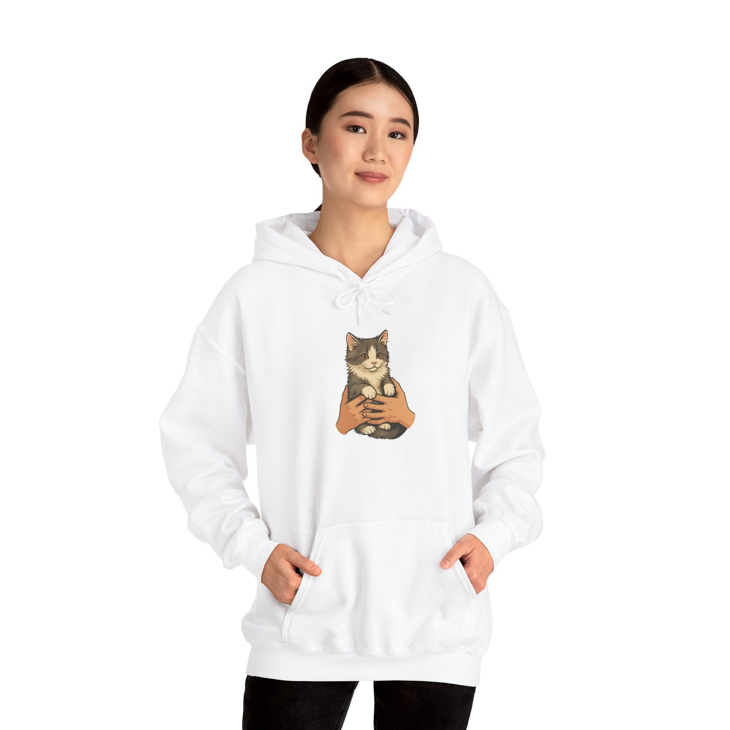 Cat Lover's Unisex Hoodie | Cozy Cat Sweatshirt, Gift for Cat Owners, Cute Animal Apparel, Perfect for Casual Outings, Birthday Present
