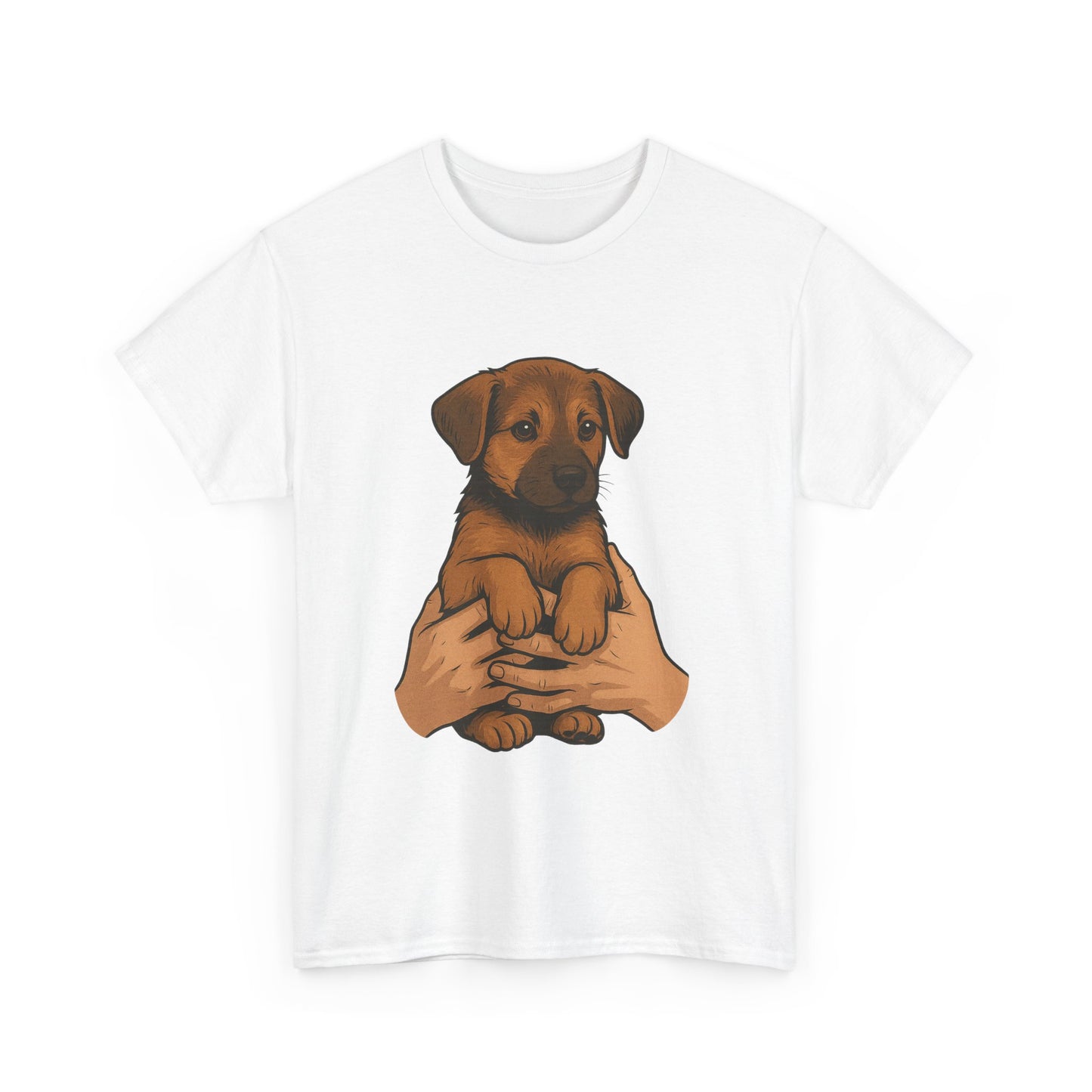 Adorable Puppy Love Unisex Tee - Perfect Gift for Dog Lovers, Animal Rescue Advocates, Pet Adoption Events, Casual Wear, Gift for Dogs