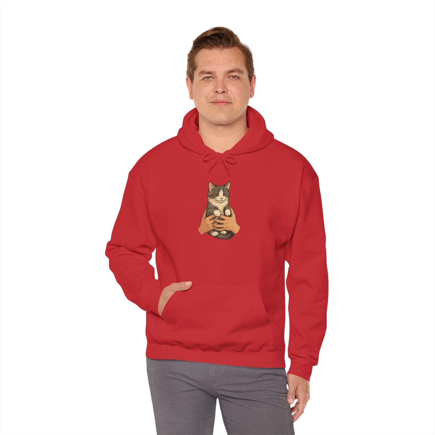 Cat Lover's Unisex Hoodie | Cozy Cat Sweatshirt, Gift for Cat Owners, Cute Animal Apparel, Perfect for Casual Outings, Birthday Present