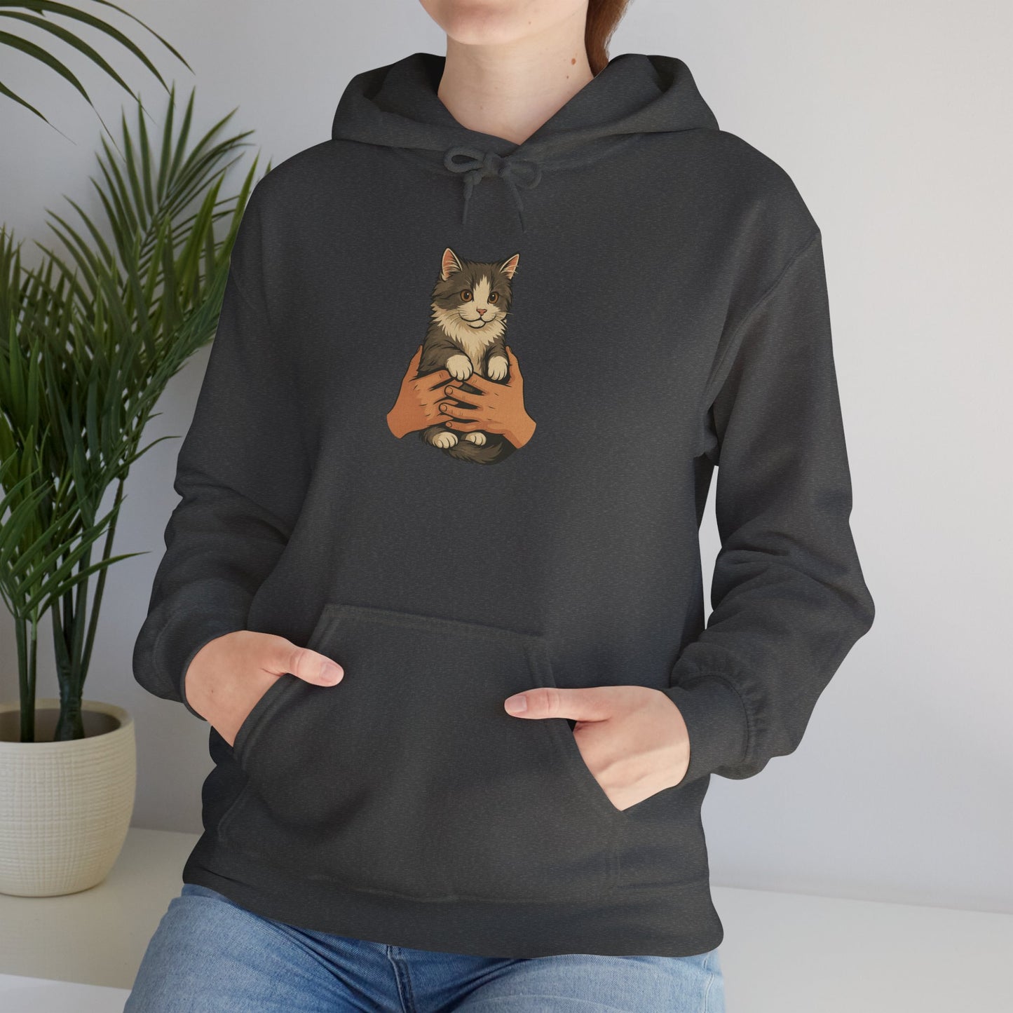 Cat Lover's Unisex Hoodie | Cozy Cat Sweatshirt, Gift for Cat Owners, Cute Animal Apparel, Perfect for Casual Outings, Birthday Present
