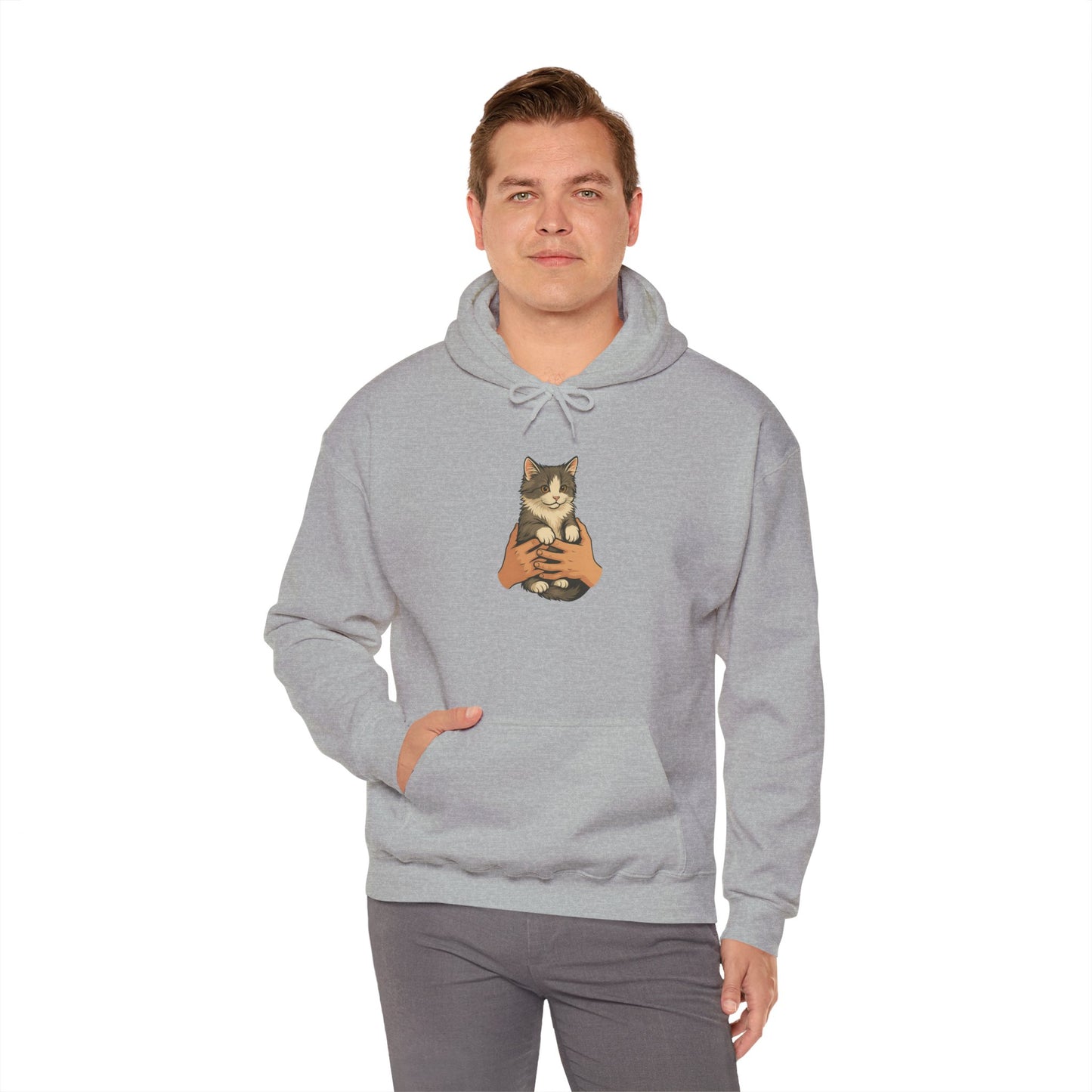 Cat Lover's Unisex Hoodie | Cozy Cat Sweatshirt, Gift for Cat Owners, Cute Animal Apparel, Perfect for Casual Outings, Birthday Present