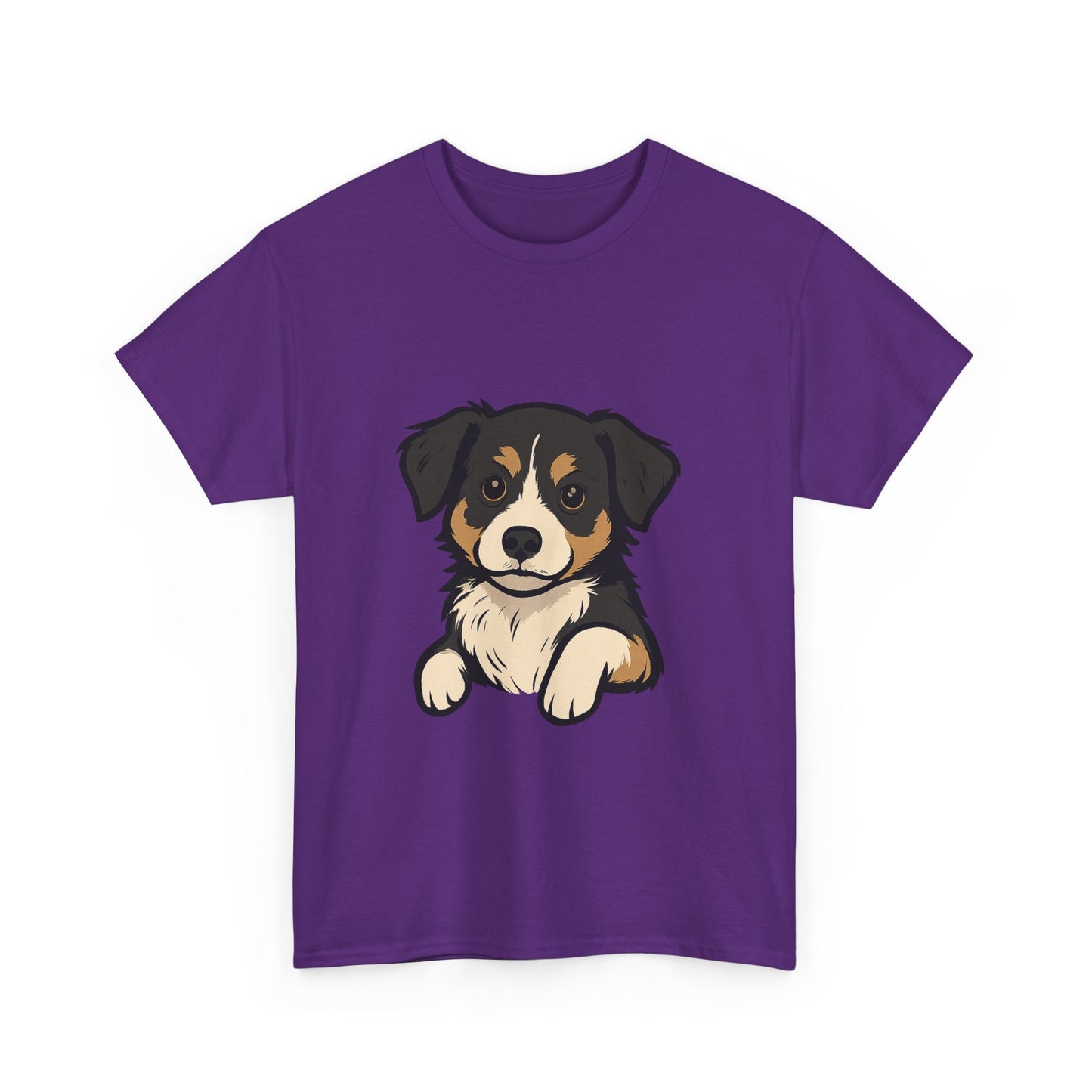 Adorable Dog Graphic Tee, Pet Lover Shirt, Gift for Dog Owners, Casual Everyday Wear, Doggie Vibes T-Shirt