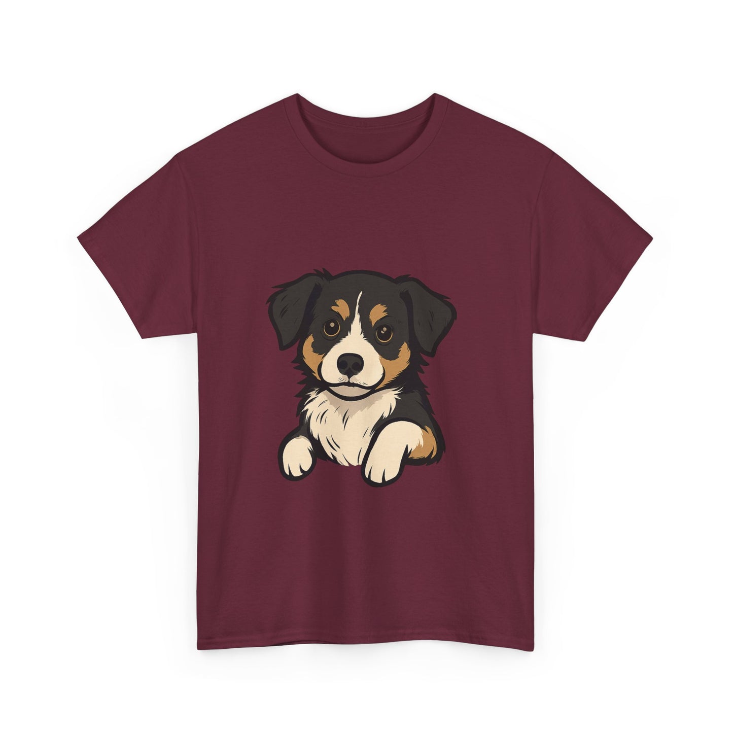 Adorable Dog Graphic Tee, Pet Lover Shirt, Gift for Dog Owners, Casual Everyday Wear, Doggie Vibes T-Shirt