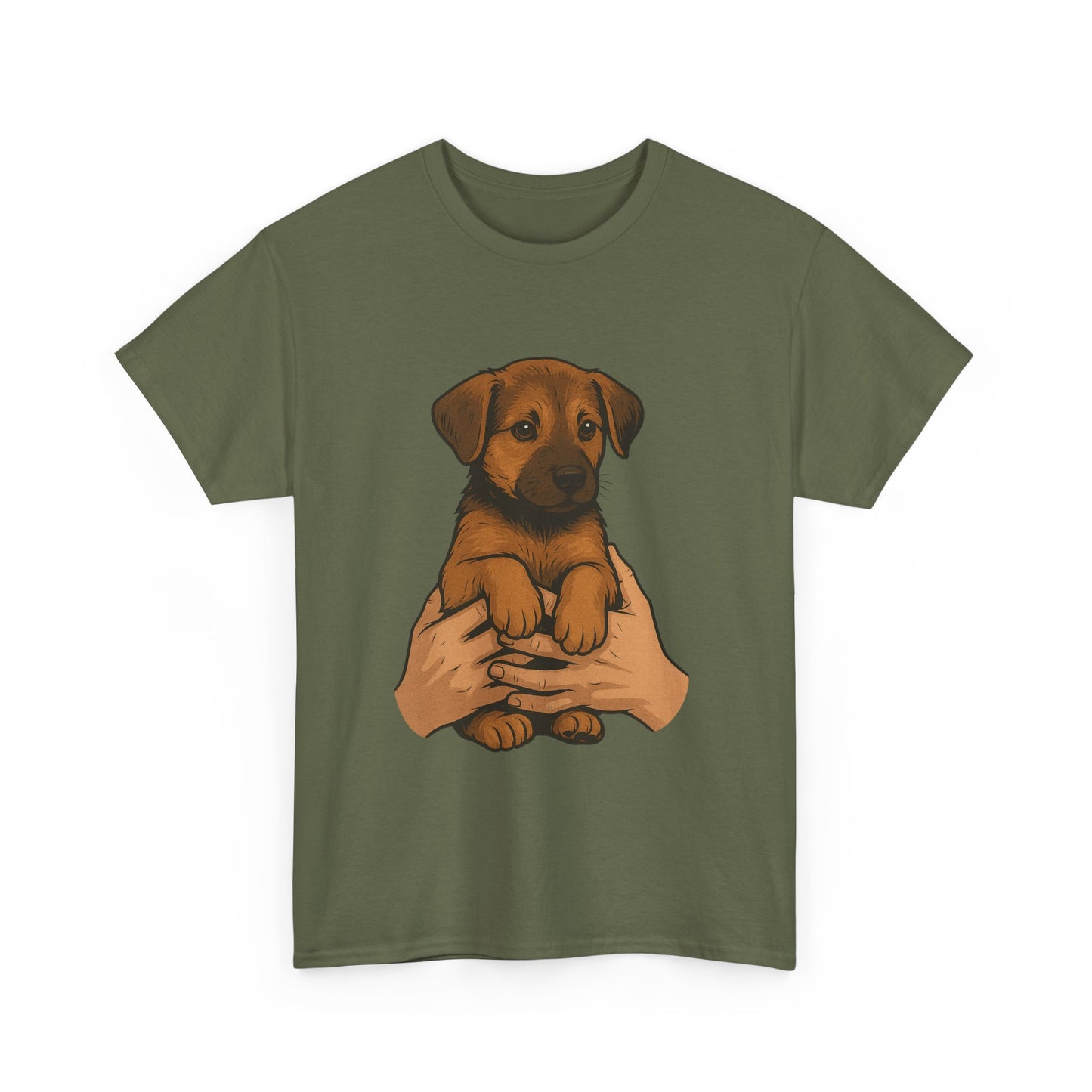 Adorable Puppy Love Unisex Tee - Perfect Gift for Dog Lovers, Animal Rescue Advocates, Pet Adoption Events, Casual Wear, Gift for Dogs