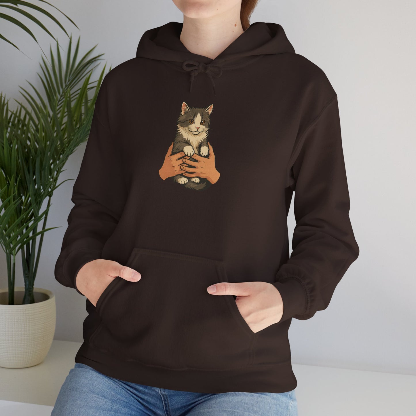 Cat Lover's Unisex Hoodie | Cozy Cat Sweatshirt, Gift for Cat Owners, Cute Animal Apparel, Perfect for Casual Outings, Birthday Present