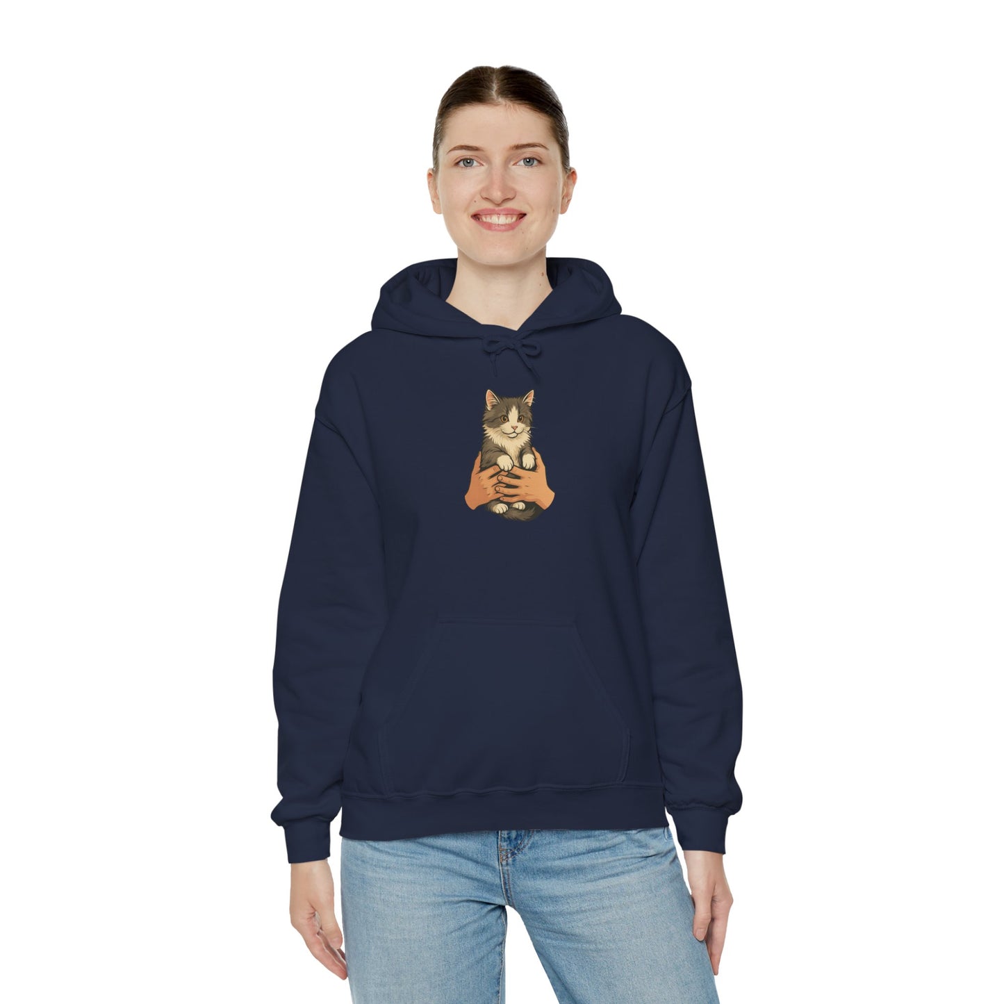 Cat Lover's Unisex Hoodie | Cozy Cat Sweatshirt, Gift for Cat Owners, Cute Animal Apparel, Perfect for Casual Outings, Birthday Present