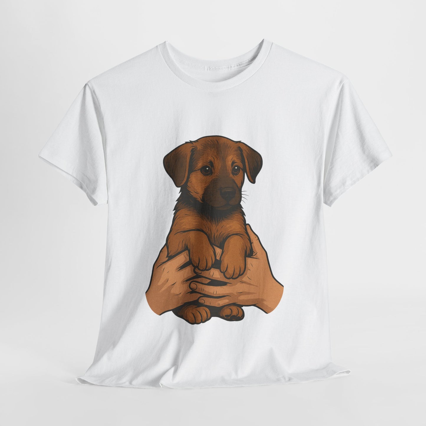Adorable Puppy Love Unisex Tee - Perfect Gift for Dog Lovers, Animal Rescue Advocates, Pet Adoption Events, Casual Wear, Gift for Dogs