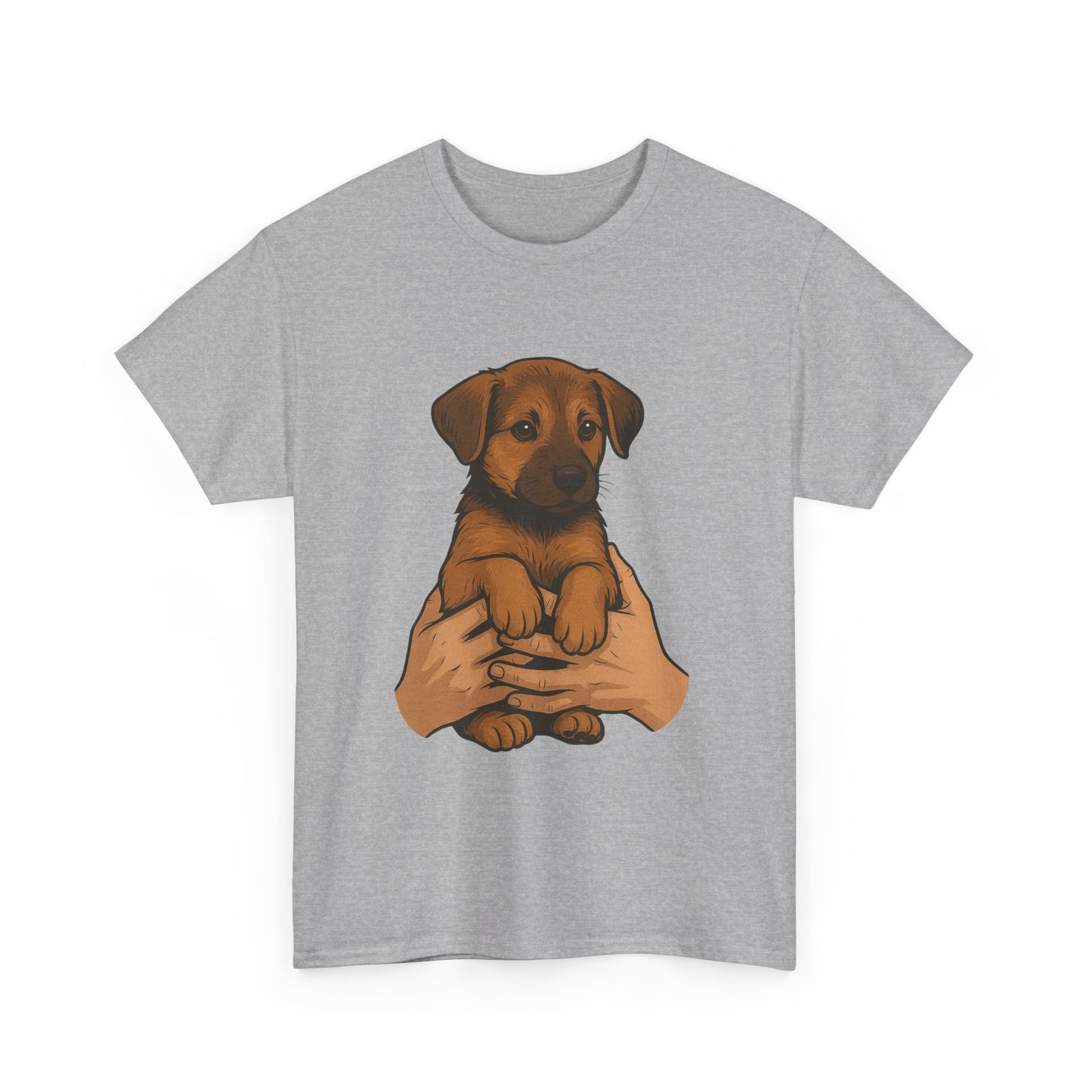 Adorable Puppy Love Unisex Tee - Perfect Gift for Dog Lovers, Animal Rescue Advocates, Pet Adoption Events, Casual Wear, Gift for Dogs