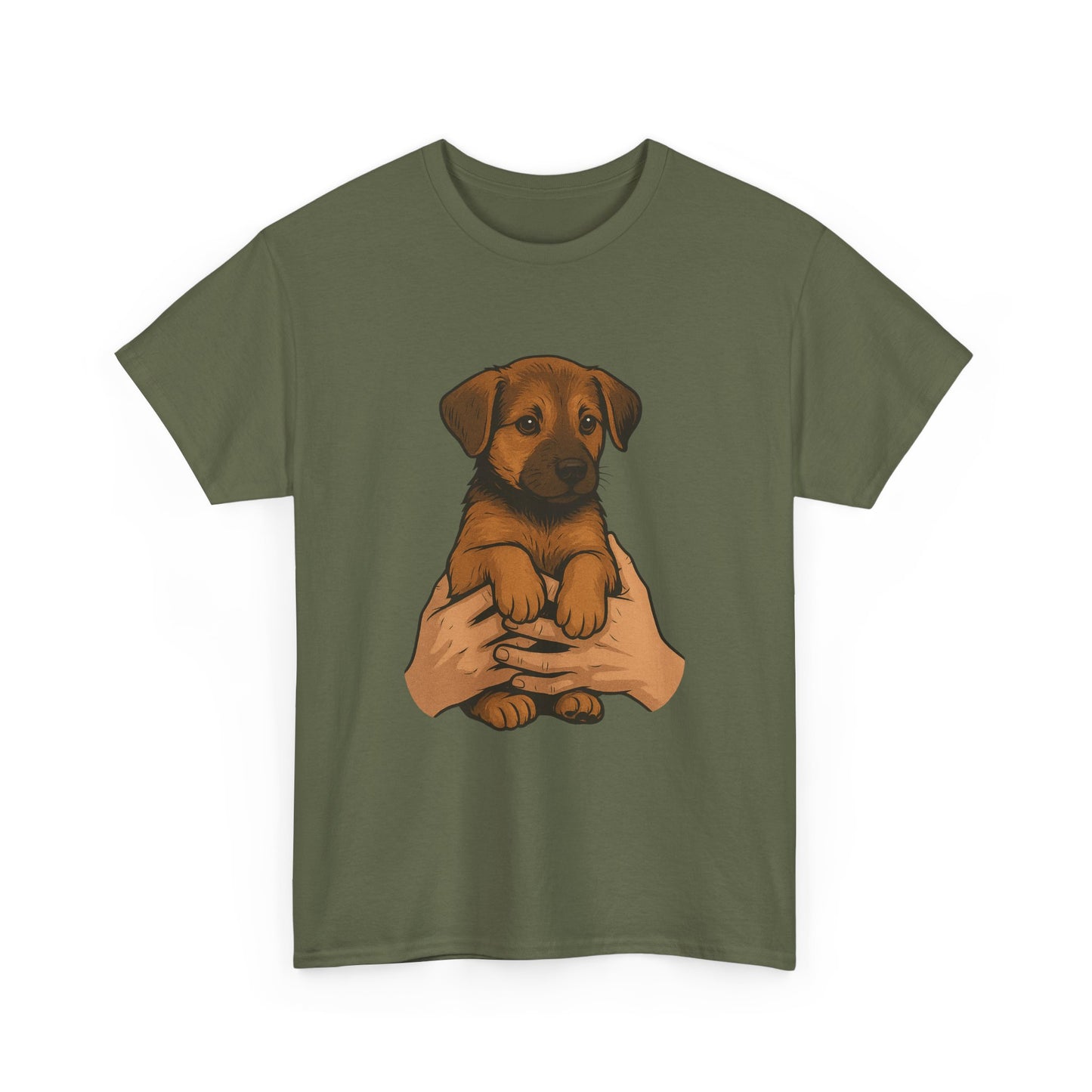Adorable Puppy Love Unisex Tee - Perfect Gift for Dog Lovers, Animal Rescue Advocates, Pet Adoption Events, Casual Wear, Gift for Dogs