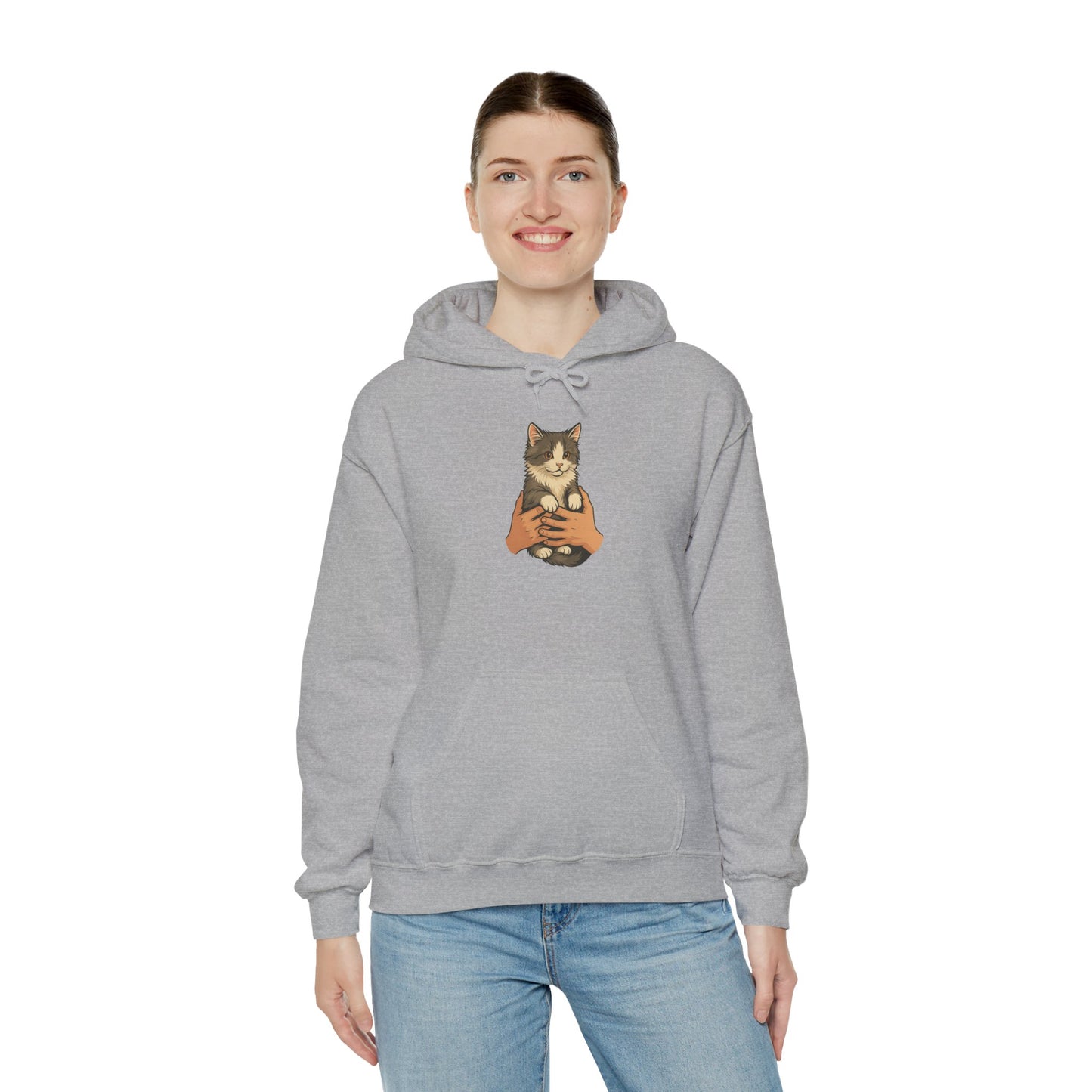 Cat Lover's Unisex Hoodie | Cozy Cat Sweatshirt, Gift for Cat Owners, Cute Animal Apparel, Perfect for Casual Outings, Birthday Present