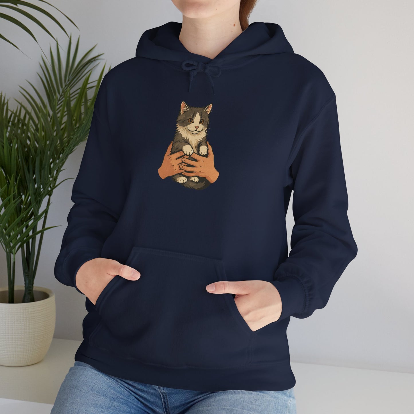 Cat Lover's Unisex Hoodie | Cozy Cat Sweatshirt, Gift for Cat Owners, Cute Animal Apparel, Perfect for Casual Outings, Birthday Present