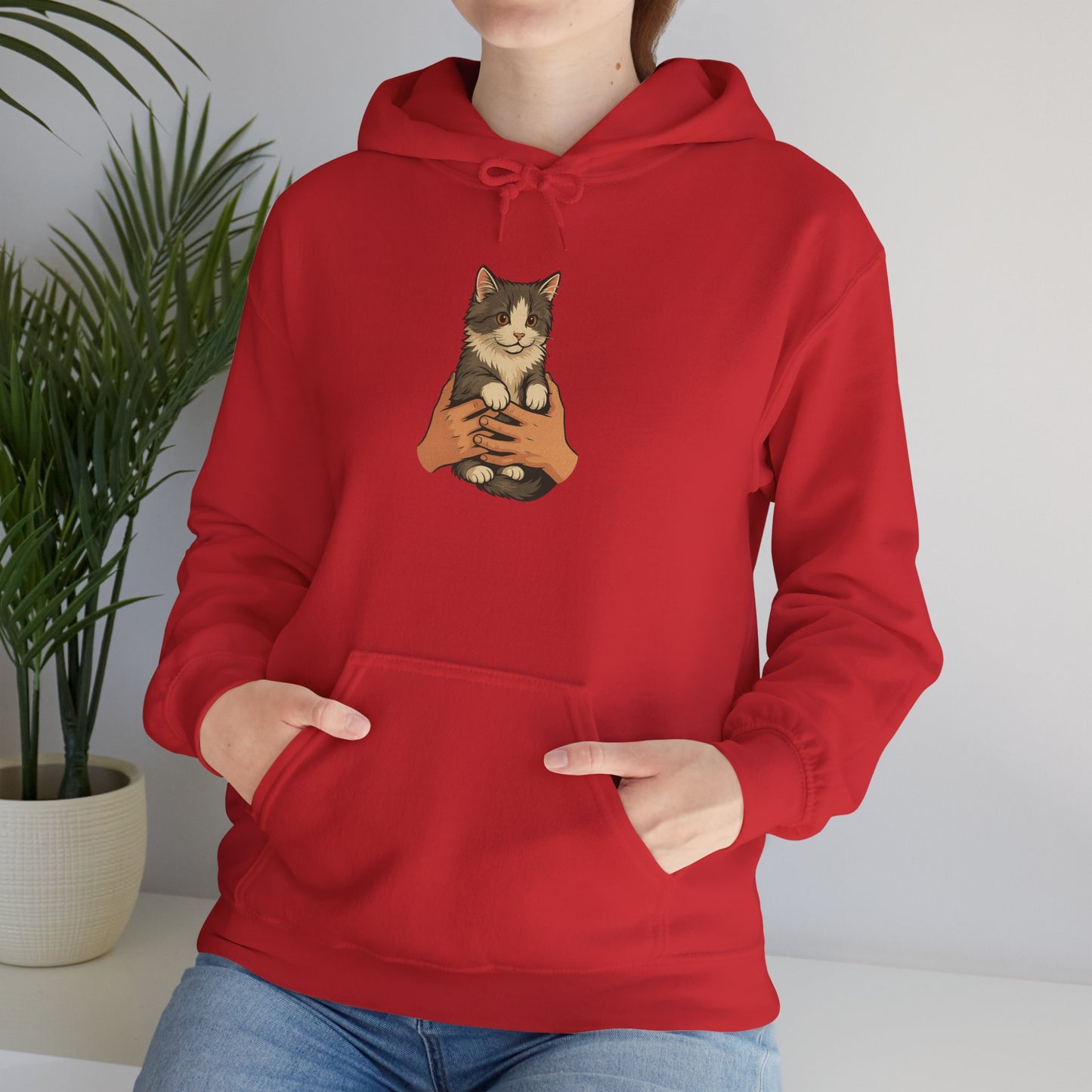 Cat Lover's Unisex Hoodie | Cozy Cat Sweatshirt, Gift for Cat Owners, Cute Animal Apparel, Perfect for Casual Outings, Birthday Present