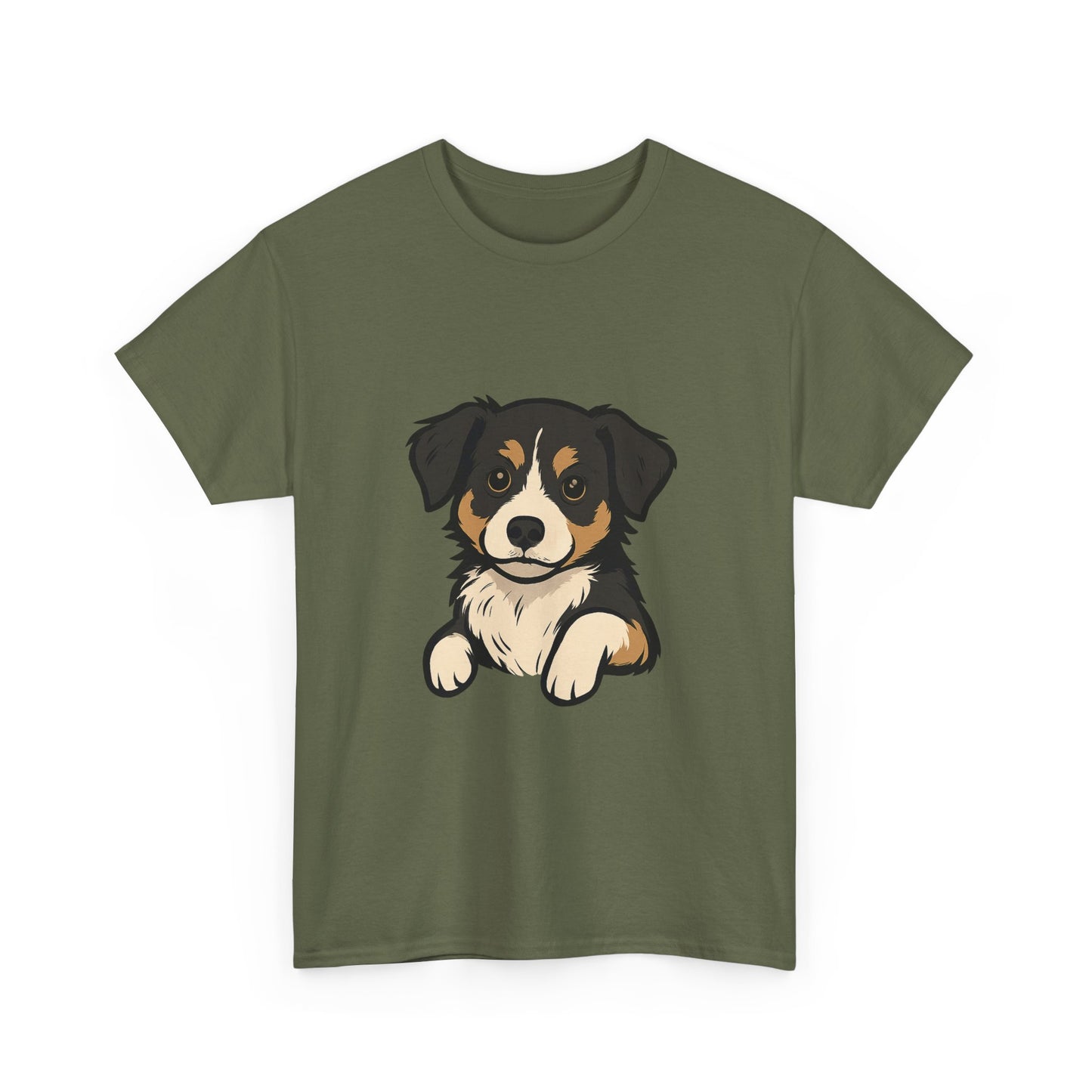 Adorable Dog Graphic Tee, Pet Lover Shirt, Gift for Dog Owners, Casual Everyday Wear, Doggie Vibes T-Shirt
