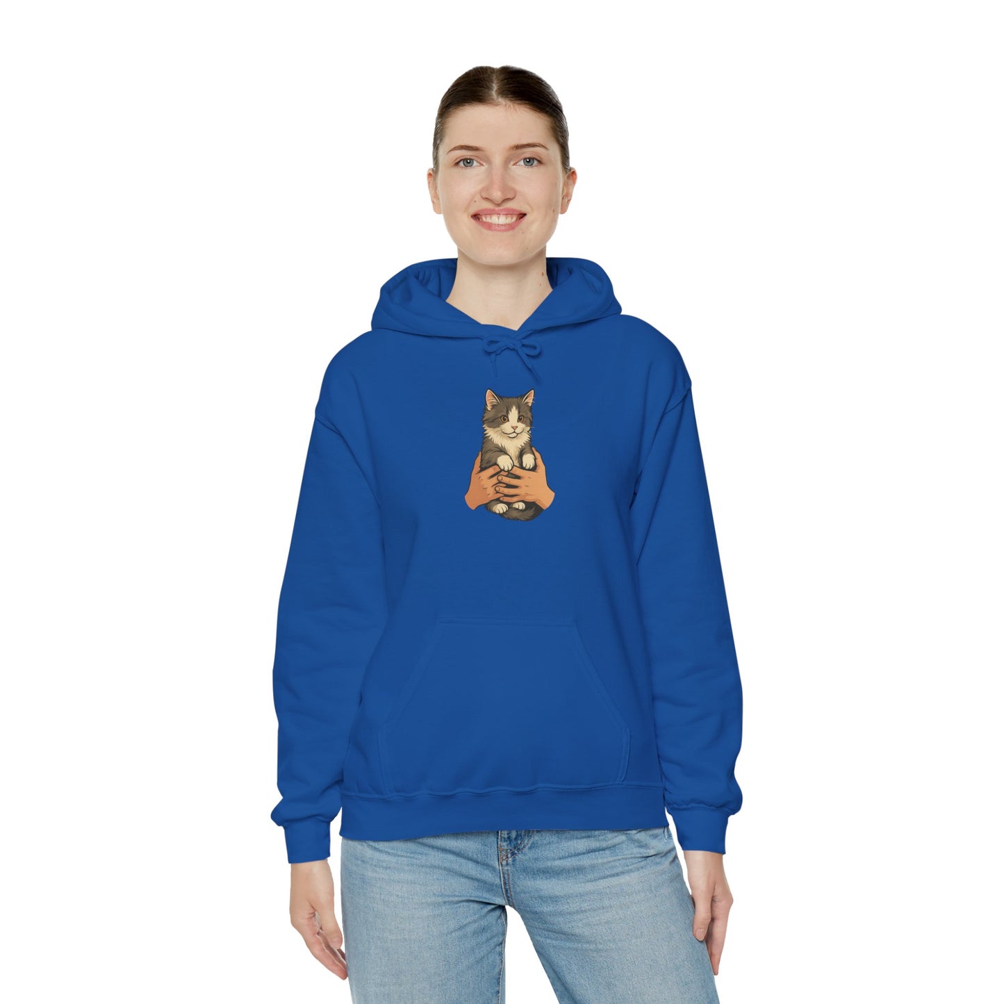 Cat Lover's Unisex Hoodie | Cozy Cat Sweatshirt, Gift for Cat Owners, Cute Animal Apparel, Perfect for Casual Outings, Birthday Present