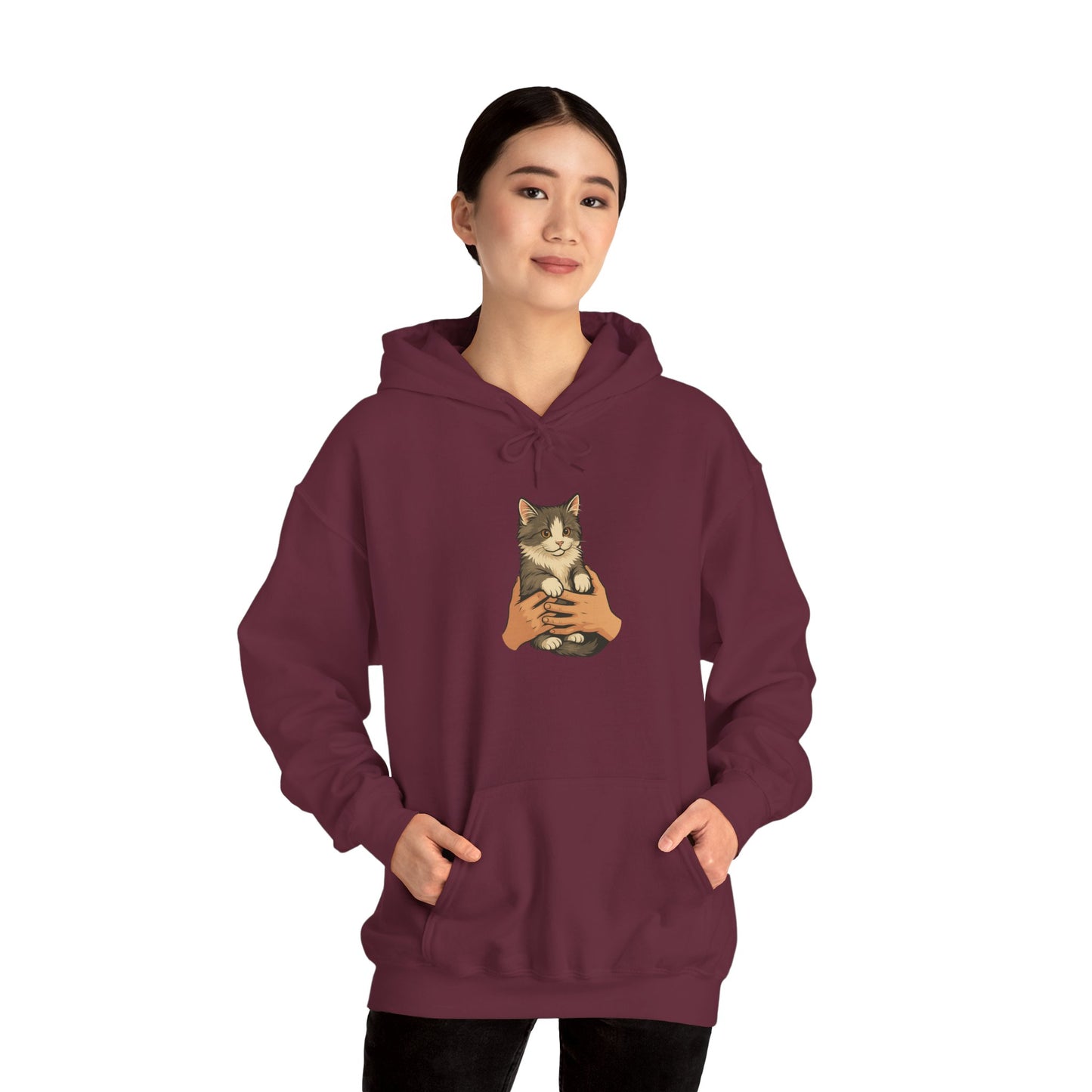 Cat Lover's Unisex Hoodie | Cozy Cat Sweatshirt, Gift for Cat Owners, Cute Animal Apparel, Perfect for Casual Outings, Birthday Present